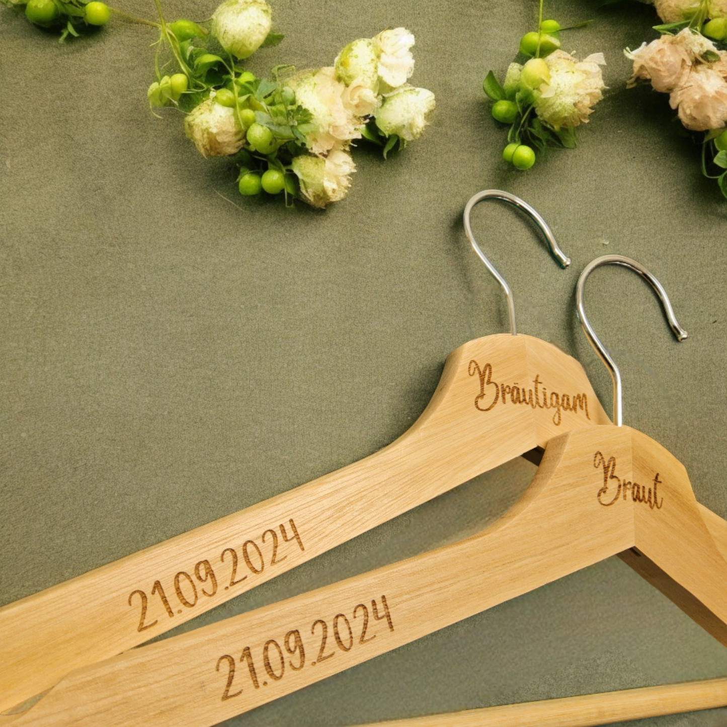 Kleiderbügel "Braut & Bräutigam"