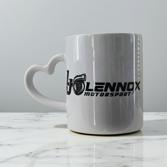 Keramiktasse mit Herzhenkel