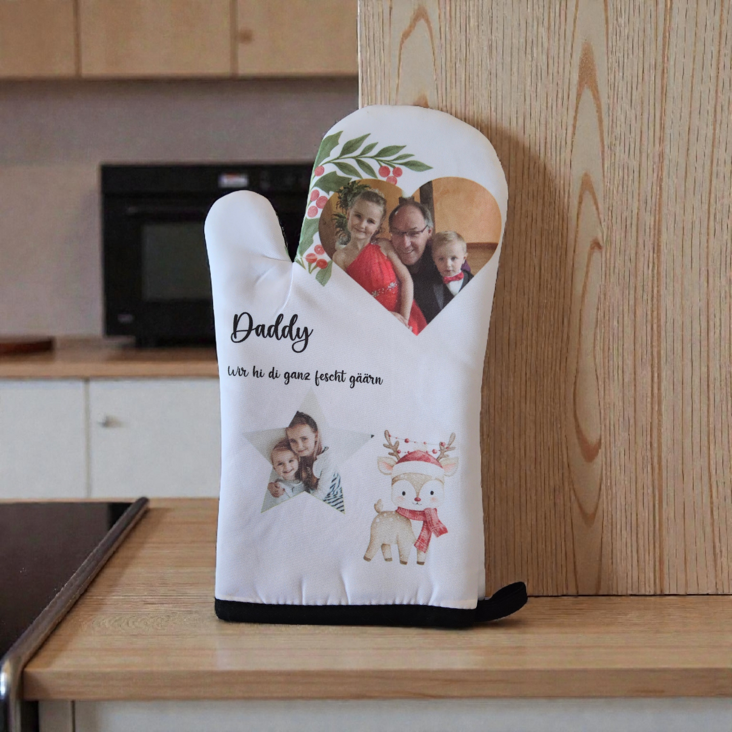 Personalisierter Ofenhandschuh