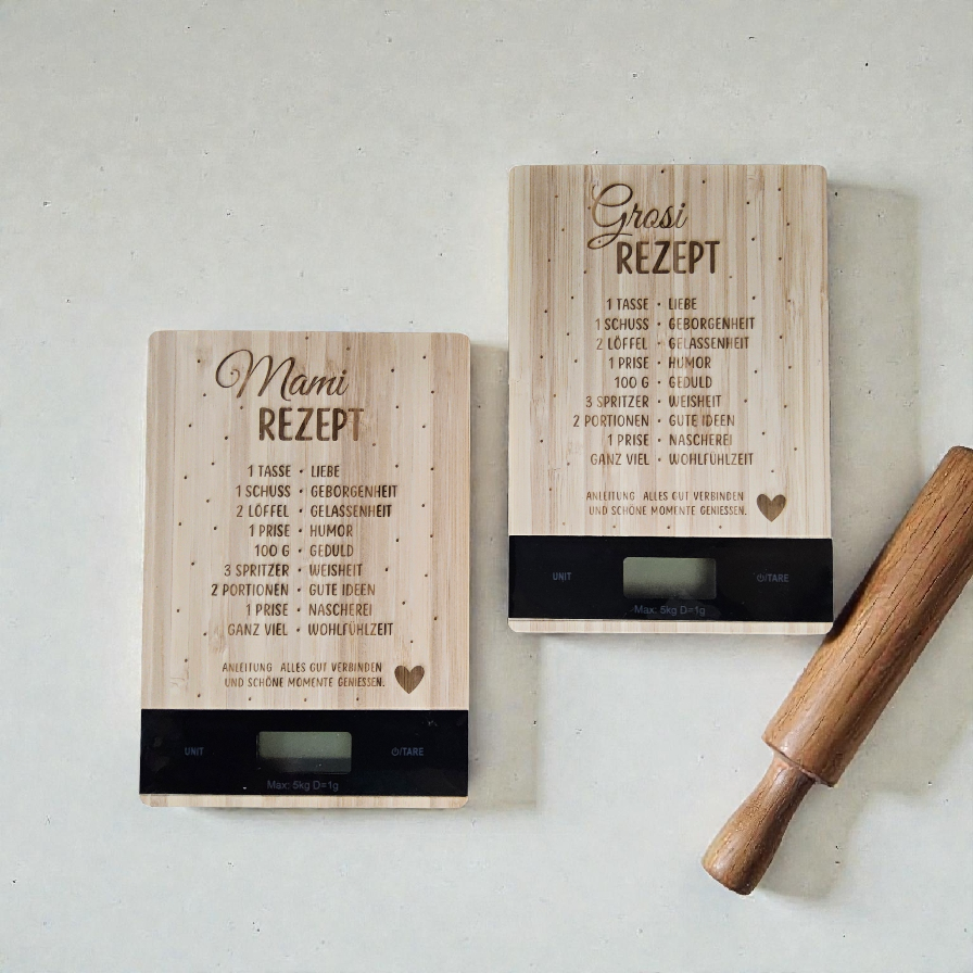 Küchenwaage "Mami /Grosi Rezept"