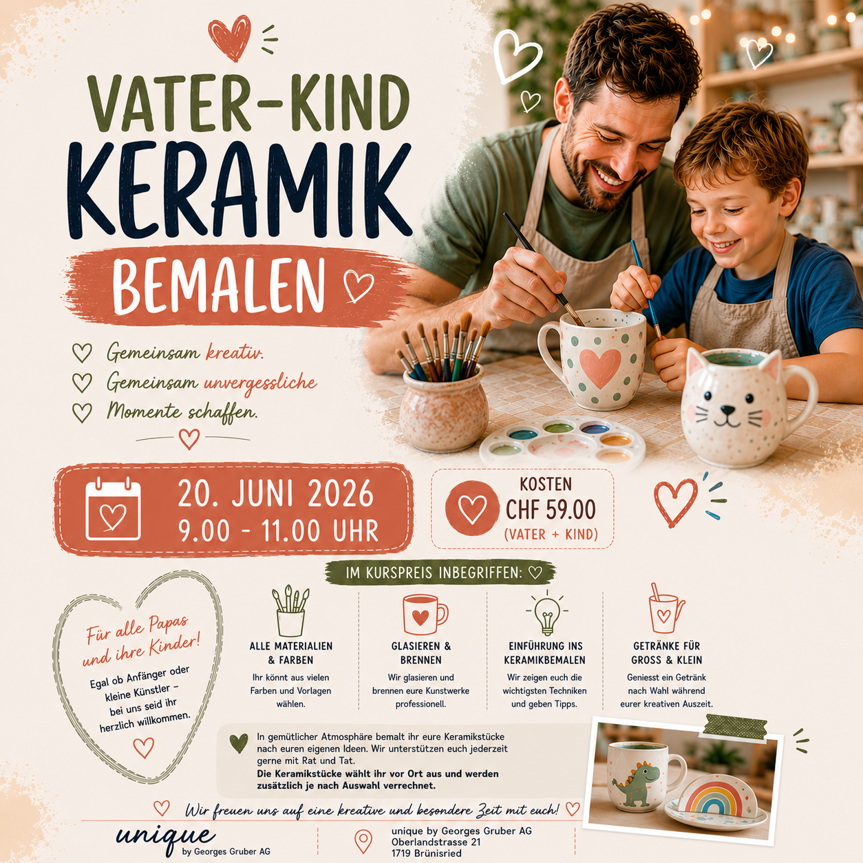 Vater-Kind Keramik bemalen 20.06.2026