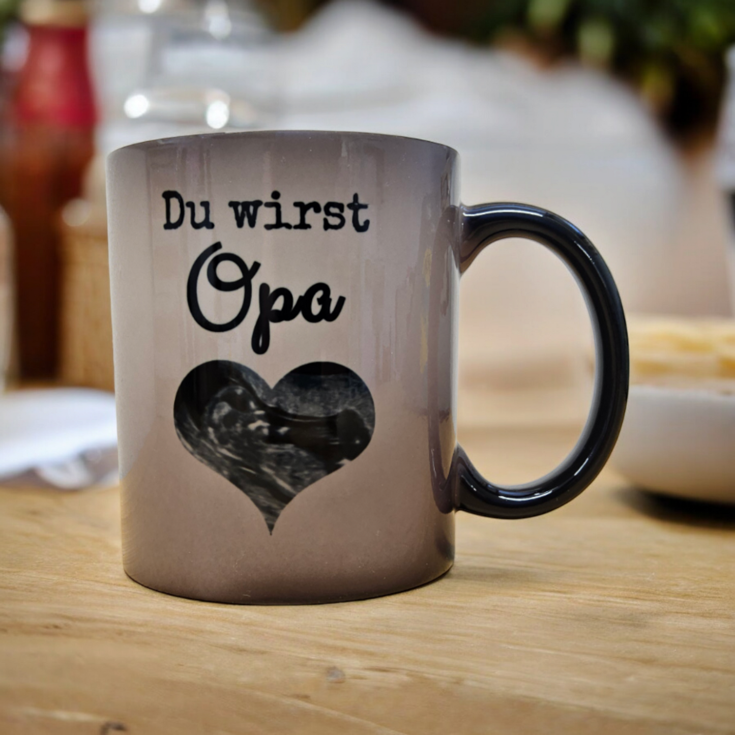 Farbwechsel-Tasse "du wirst"