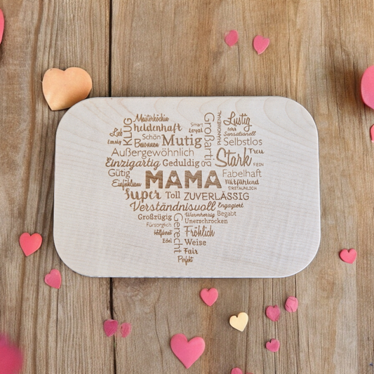 Schneidebrett "Mama"