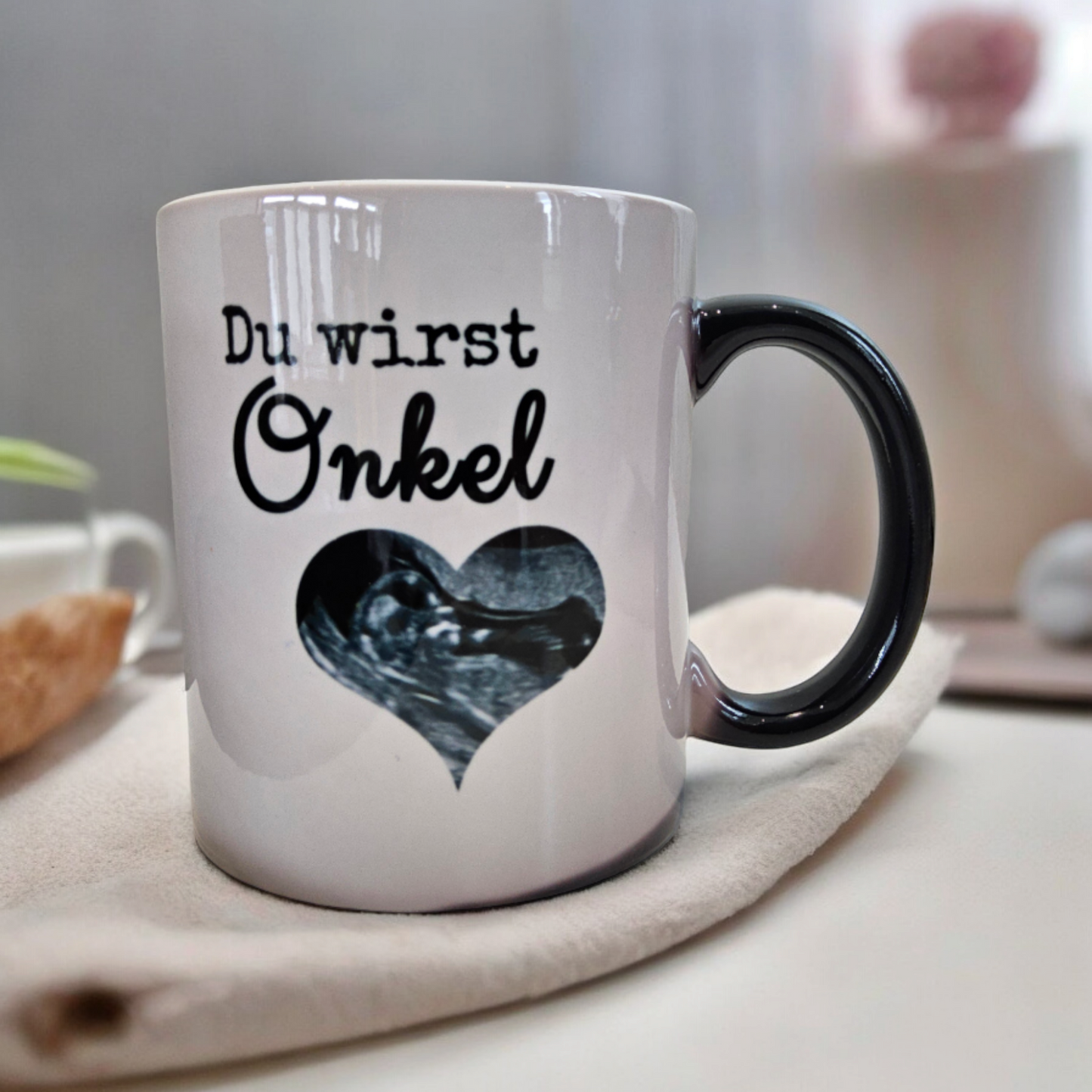 Farbwechsel-Tasse "du wirst"