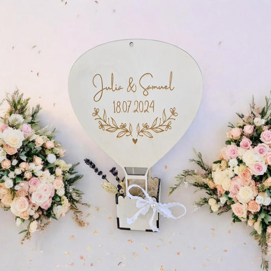 Heissluftballon "Hochzeit"