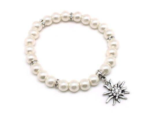 Armband mit Edelweissanhänger (B732W)